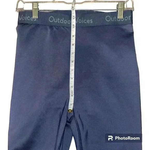 Outdoor Voices Womens Blue Smooth Hi-Rise Leggings, Medium - Picture 6 of 7